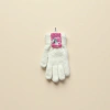 White plush touch screen gloves are warm and anti-slip in winter, suitable for both men and women details Picture